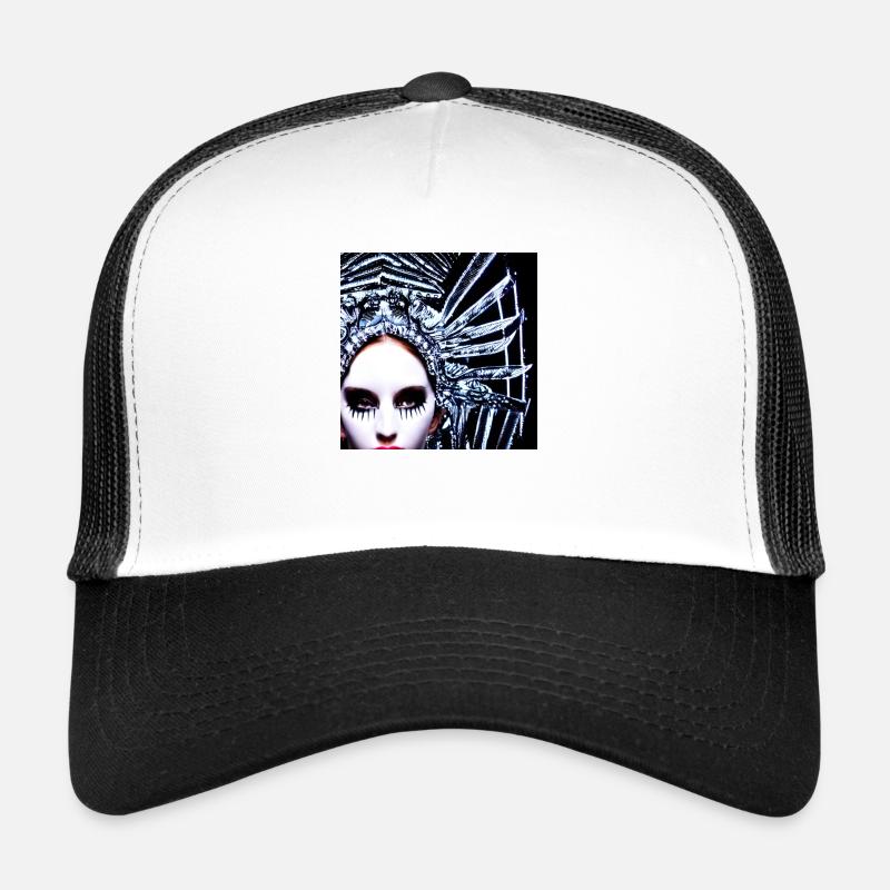 Frauenpower - Trucker Cap - Weiß/Schwarz