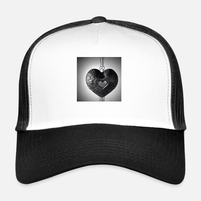 Bijoux coeur Metall Casquette trucker 
