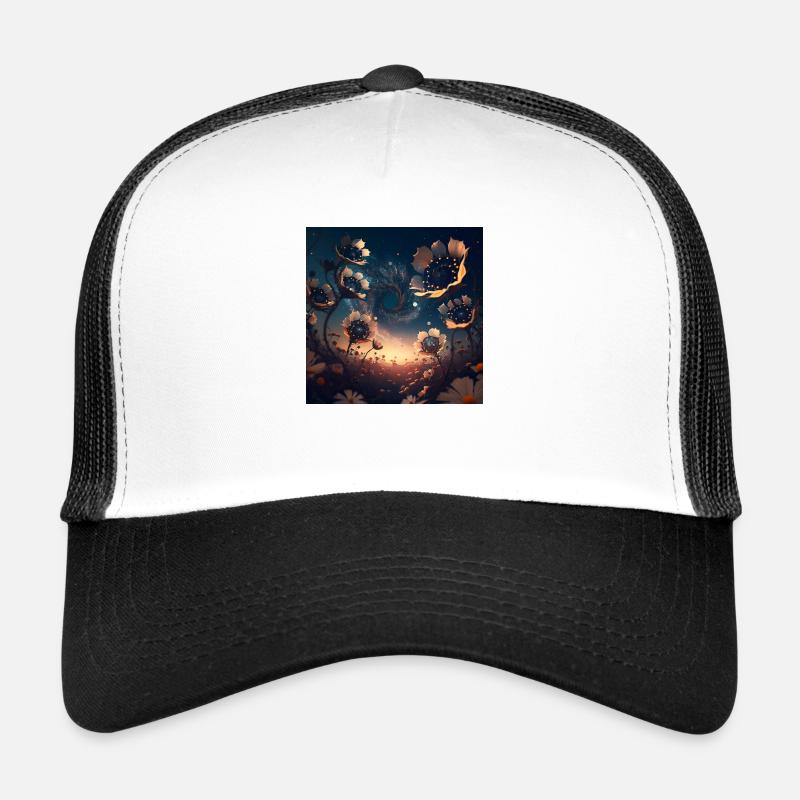 Science fiction flowers Trucker Cap