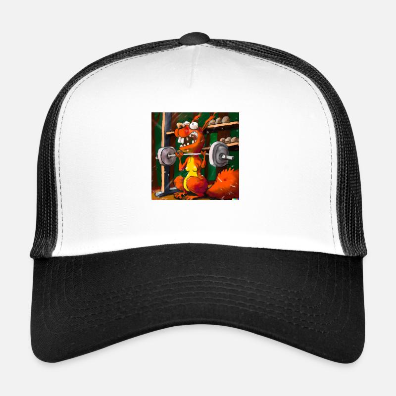 SQRRLD - Squirrel's Bench Press Accident 04 Trucker Cap