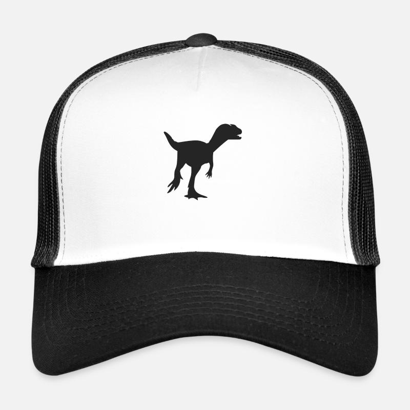 Silhouette de Vélociraptor Casquette trucker 
