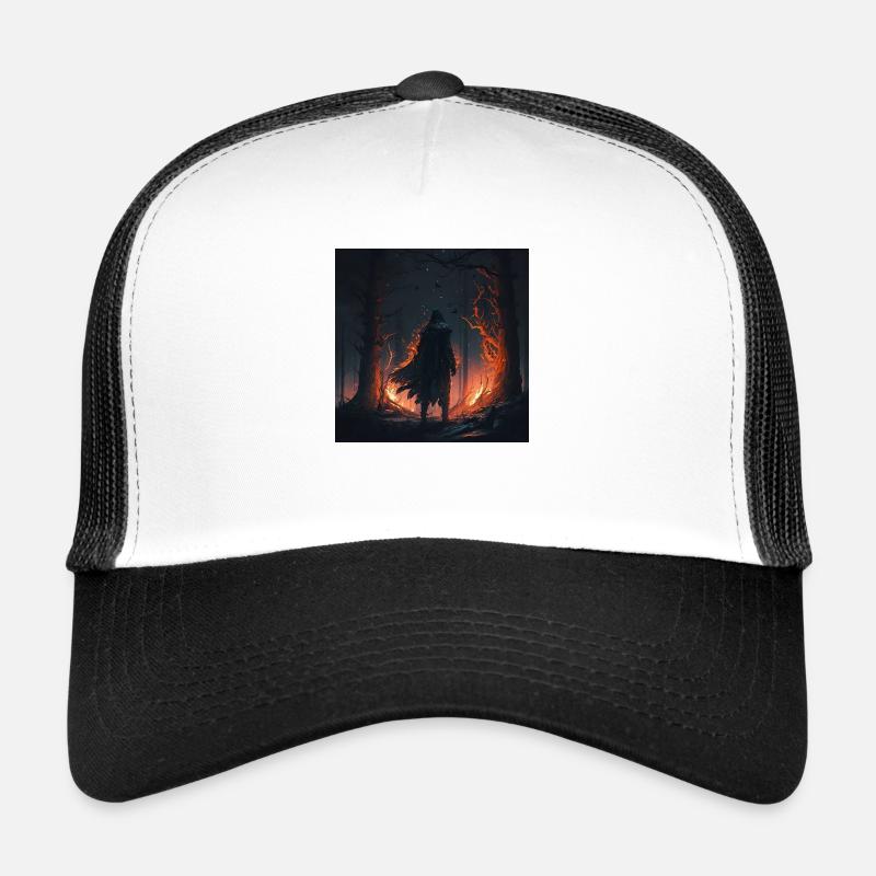 A mysterious man Trucker Cap