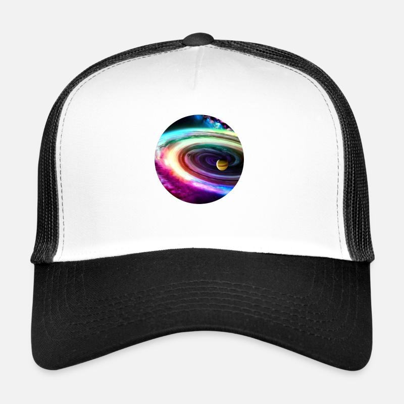 Galaxy Digital Art - Trucker Cap - white/black