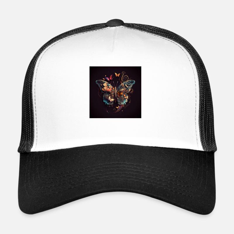 Papillon, notes et mécanismes Casquette trucker 