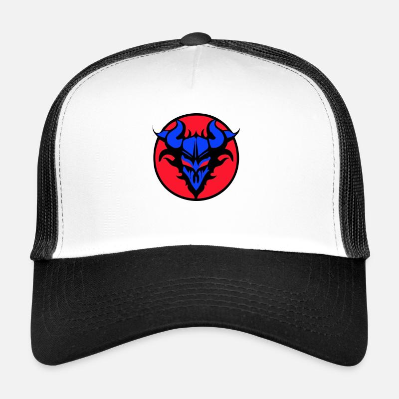 Dämonisch teuflisches Wappen Trucker Cap