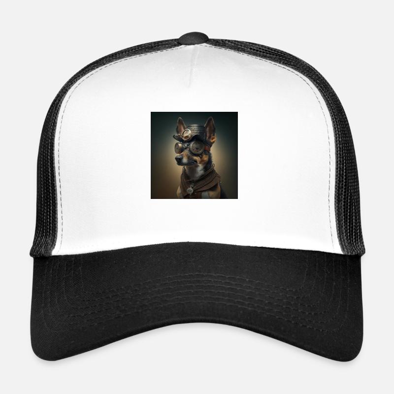 Schaferhund - Trucker Cap - Weiß/Schwarz