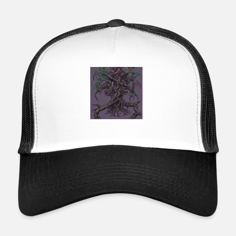 Yggdrasil - Trucker Cap - Weiß/Schwarz