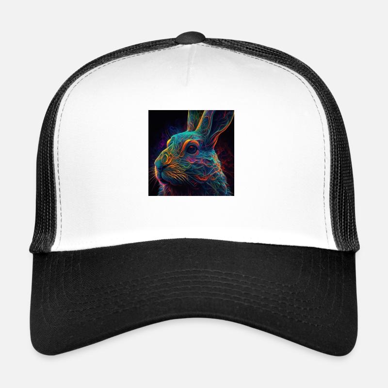 Coloured rabbit, unique design Trucker Cap