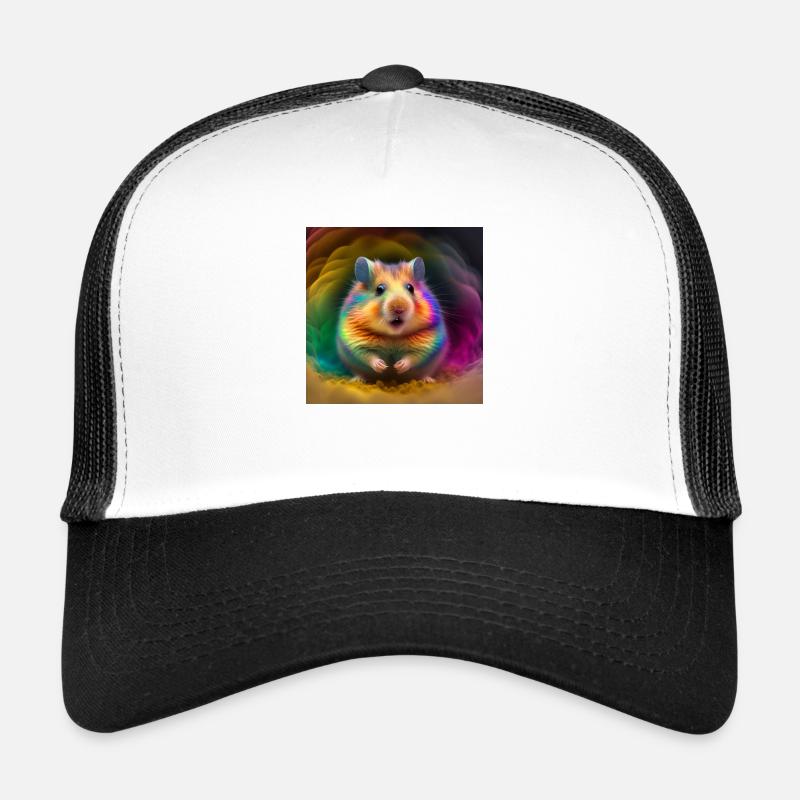 Farbiger Hamster, einzigartiges Design Trucker Cap