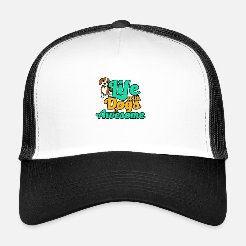Animals - Trucker Cap - Weiß/Schwarz