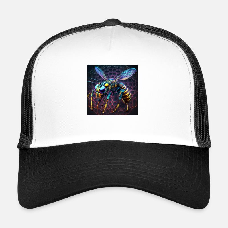Guêpe colorée, design unique Casquette trucker 