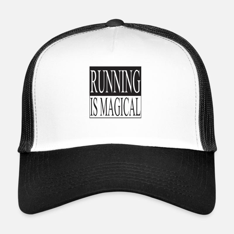 Running is Magical Trucker Cap