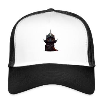 Seigneur des ténèbres - Casquette trucker  - blanc/noir - Devant