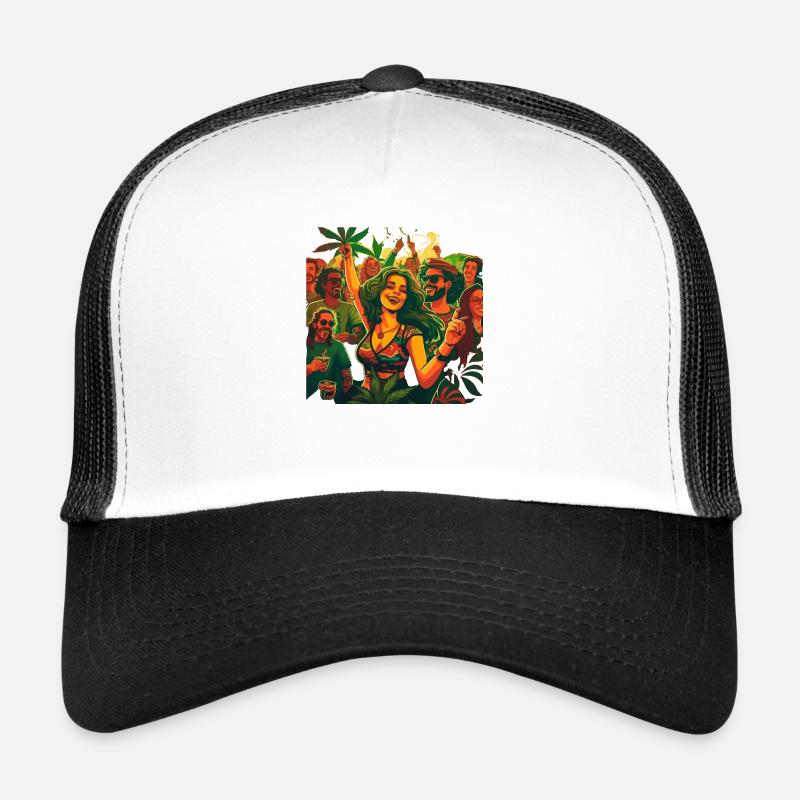 Crazy Party People Gift Trucker Cap