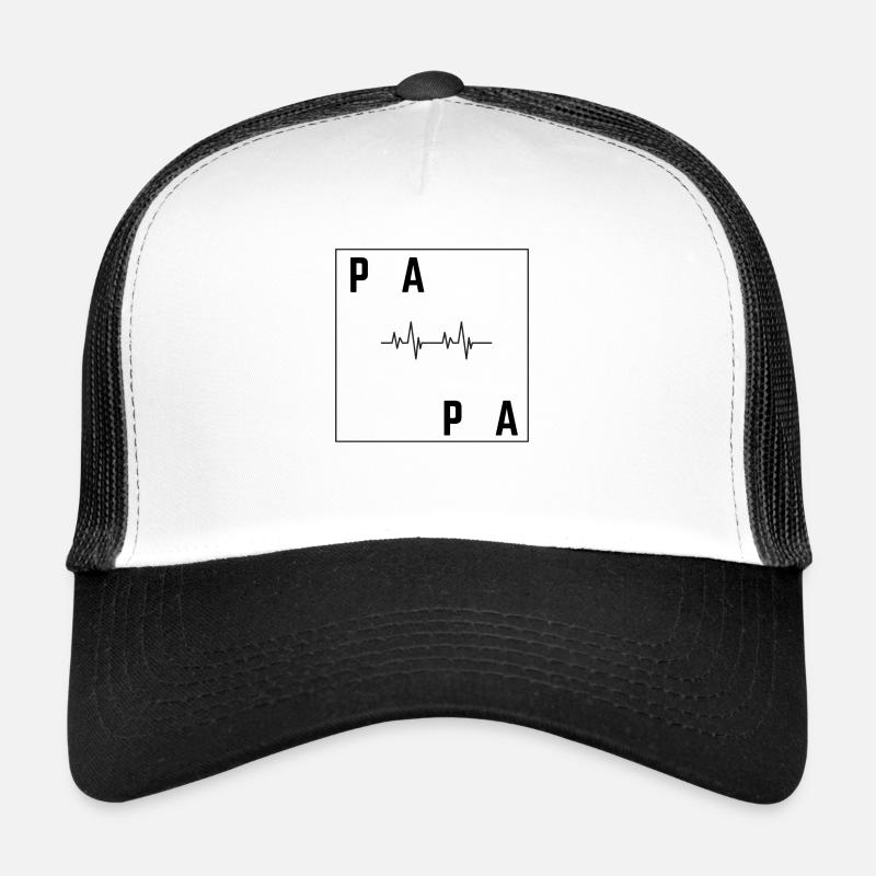 PAPA - Trucker Cap - Weiß/Schwarz
