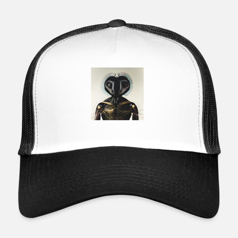 Portrait photographique Insecte Humanoïde Casquette trucker 