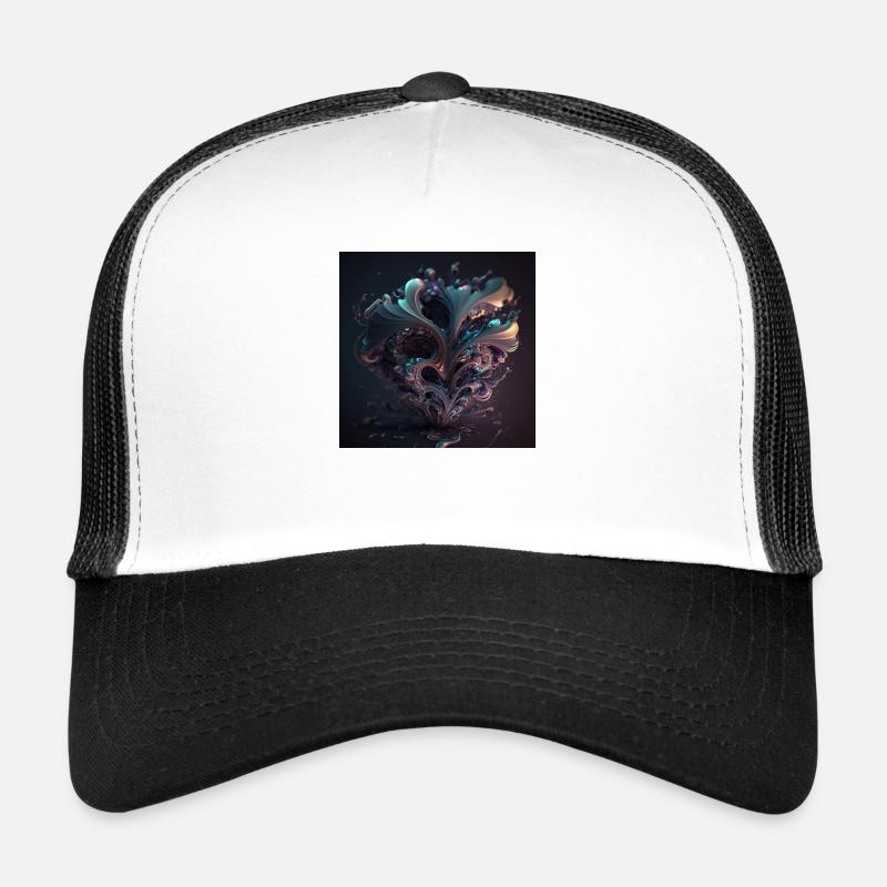 Abstract Skull No. 12 Trucker Cap