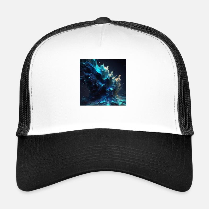 Abstrakte Digitale Kunst n°2 Trucker Cap