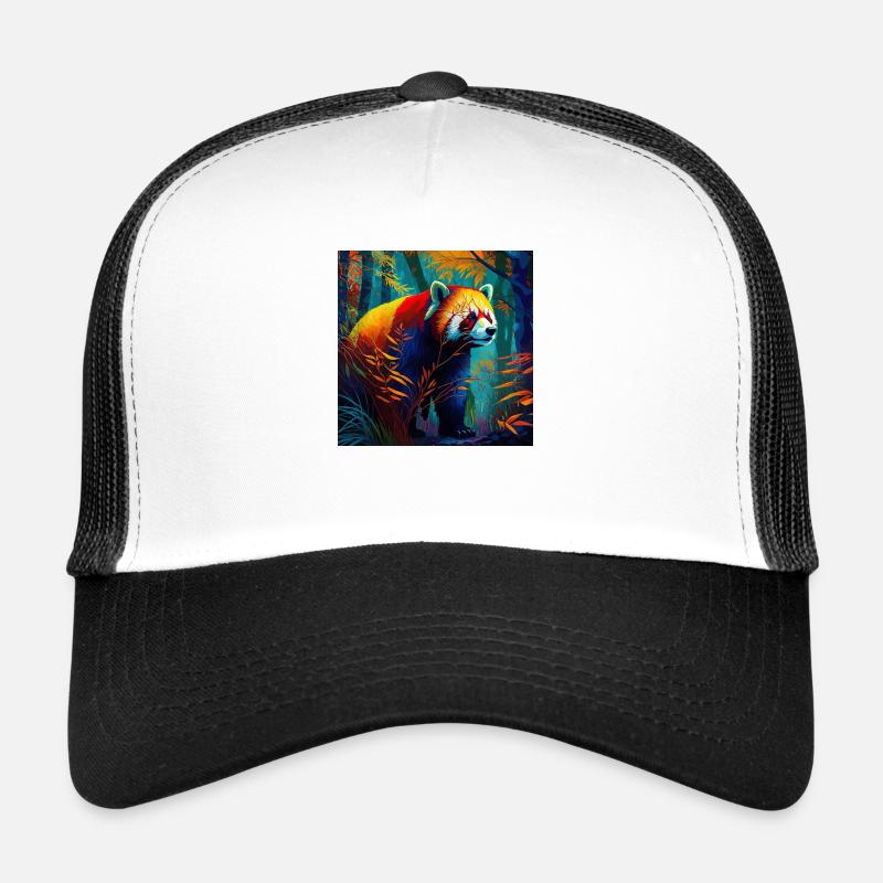 Panda roux mignon Casquette trucker 