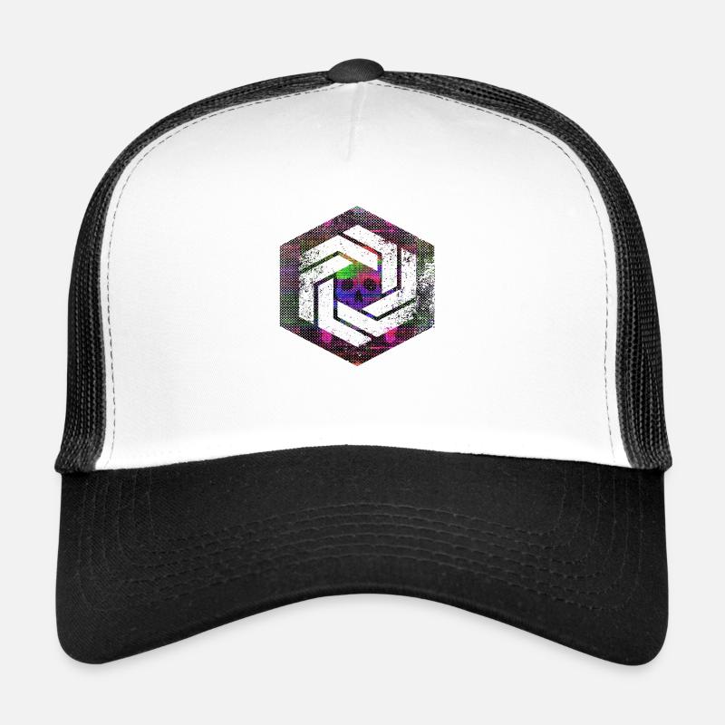 Codage géométrique du programmeur de programmation hexagonale Casquette trucker 