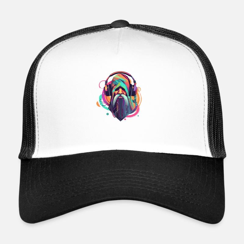 Sorcier coloré Casquette trucker 
