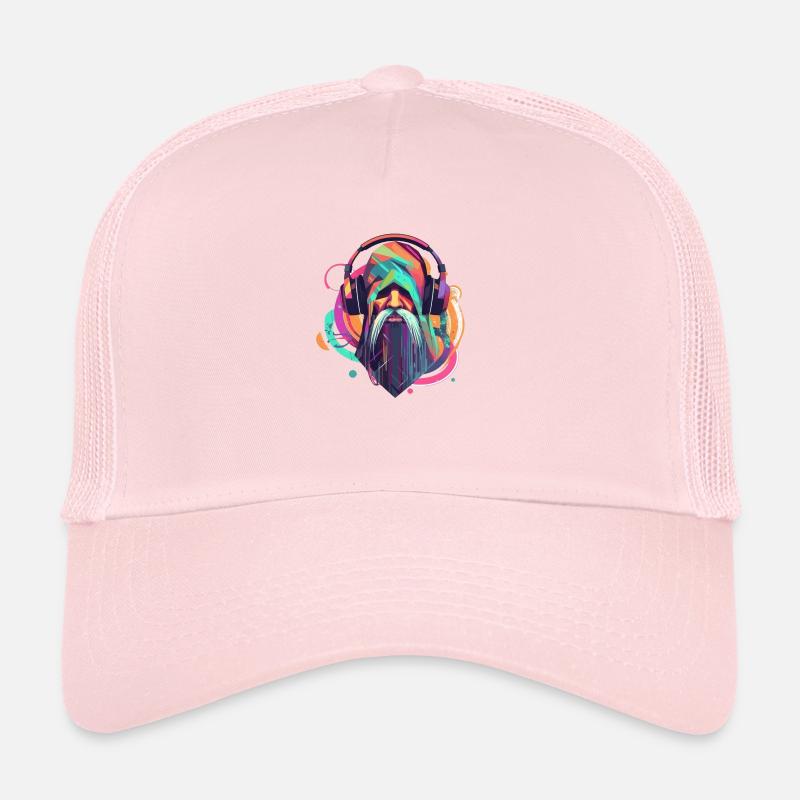 Colorful wizard Trucker Cap