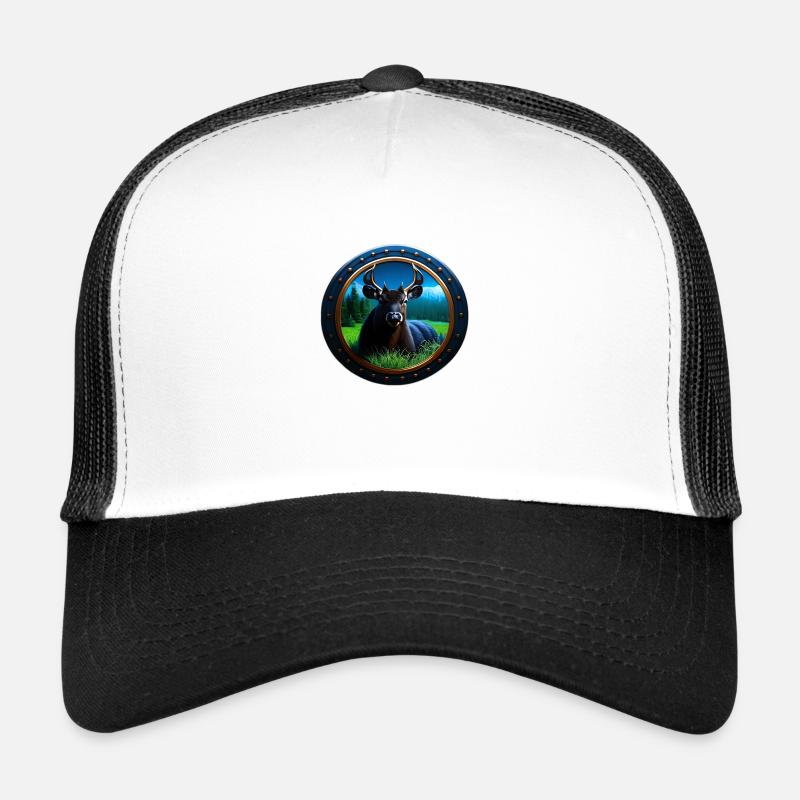 Deer in the Grass Trucker Cap