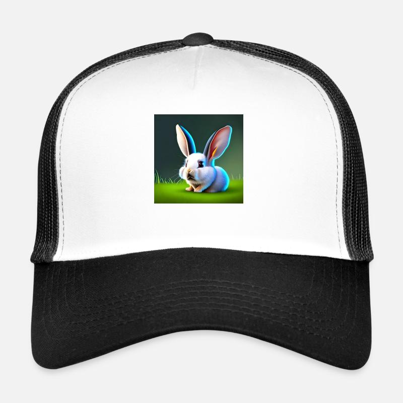 Rabbit with Big Ears Trucker Cap