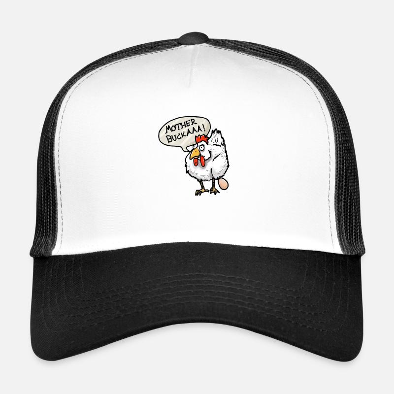 Mother bukaaa!! - Trucker Cap - white/black