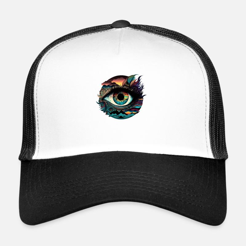 ŒIL TRIPPY Casquette trucker 