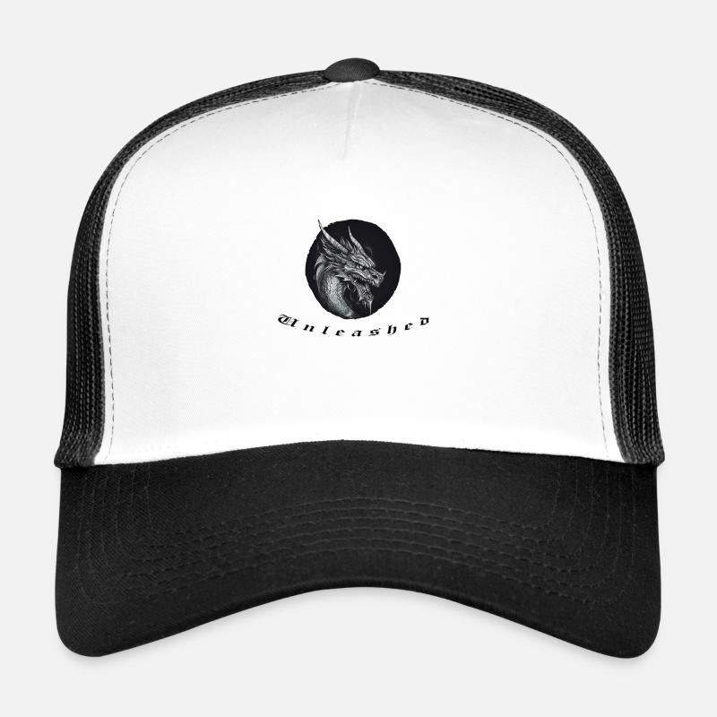 Déchaîné - Casquette trucker  - blanc/noir