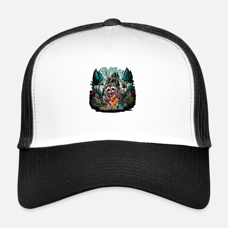 Préparez-vous à faire du rock avec cette scène forestière épique Casquette trucker 