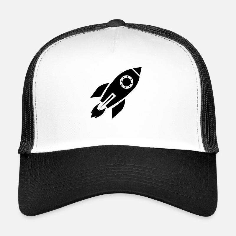 rakete - Trucker Cap - Weiß/Schwarz