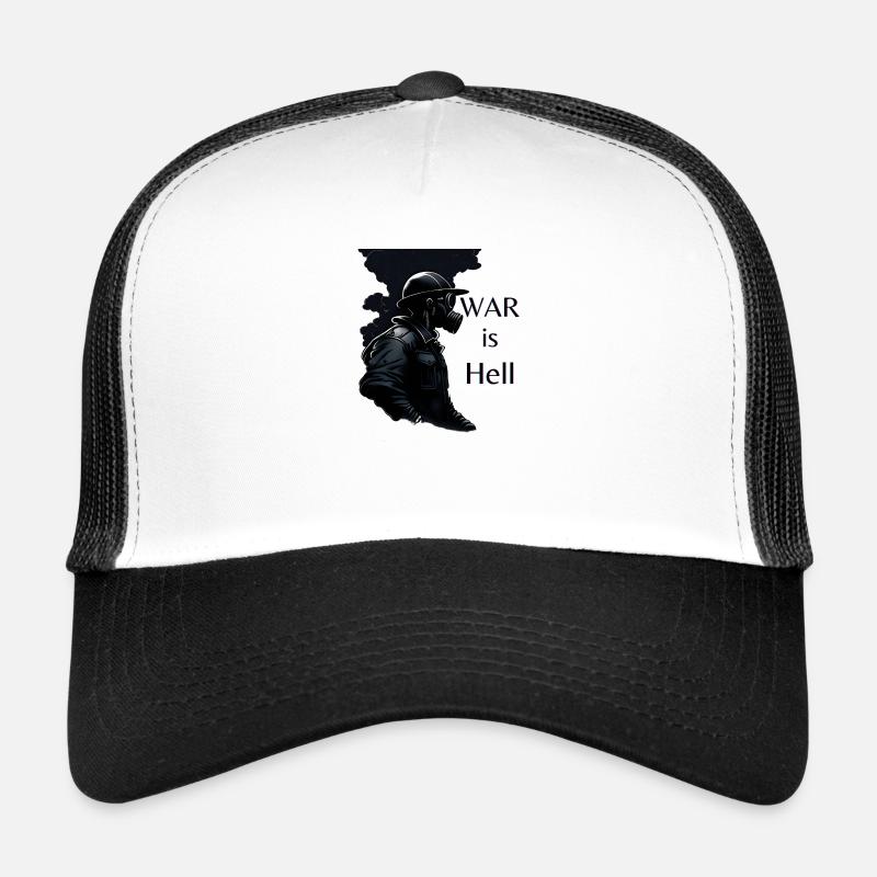 La guerre, c’est l’enfer Casquette trucker 
