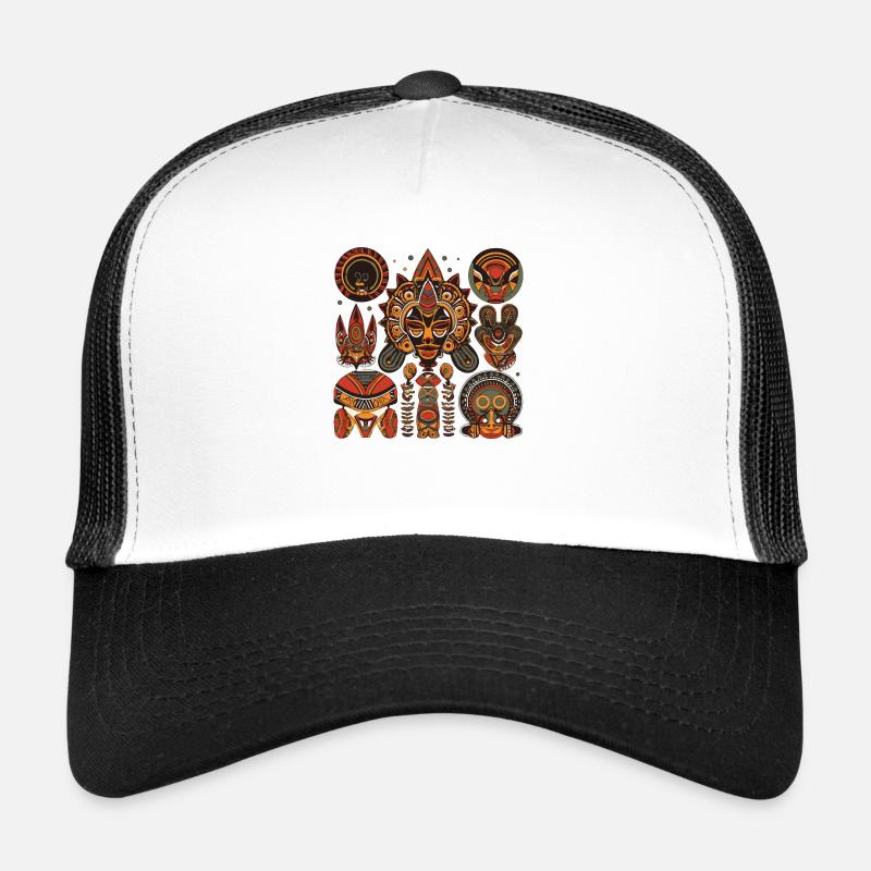 Traditionelles afrikanisches Design Trucker Cap