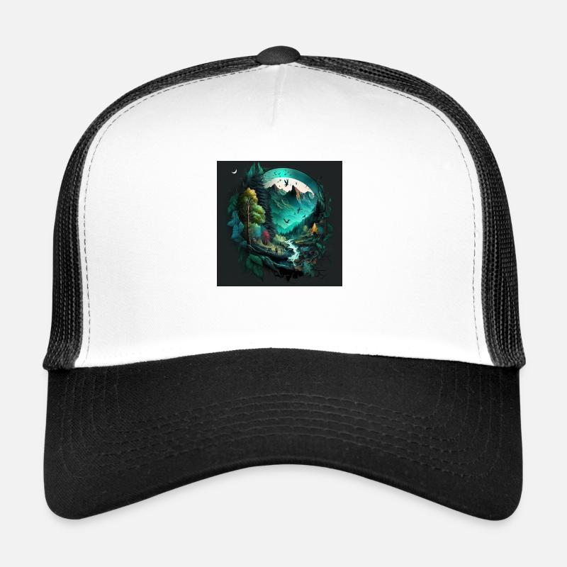 Peintures de la nature Casquette trucker 
