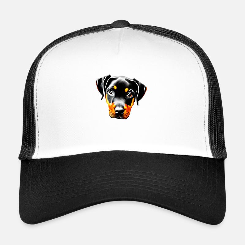 Doberman Dresseur Doberman Chien Doberman Chiot Casquette trucker 