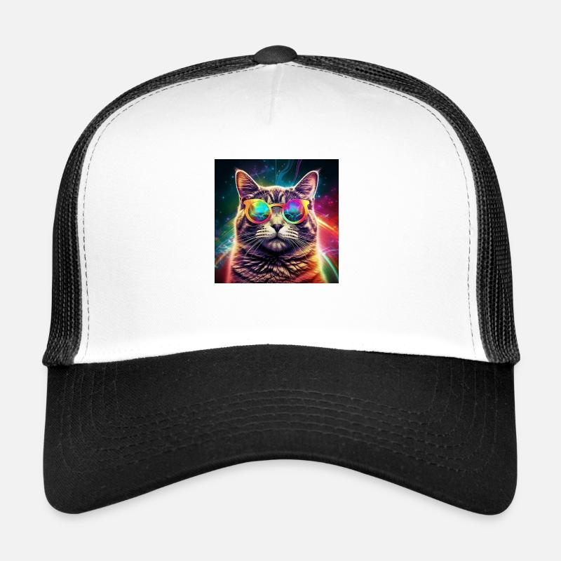 Kosmischer Katzenflair Trucker Cap
