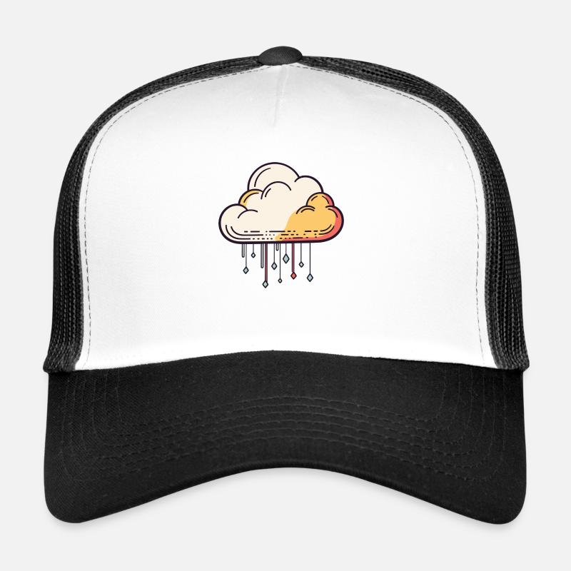 Wolke - Trucker Cap - Weiß/Schwarz
