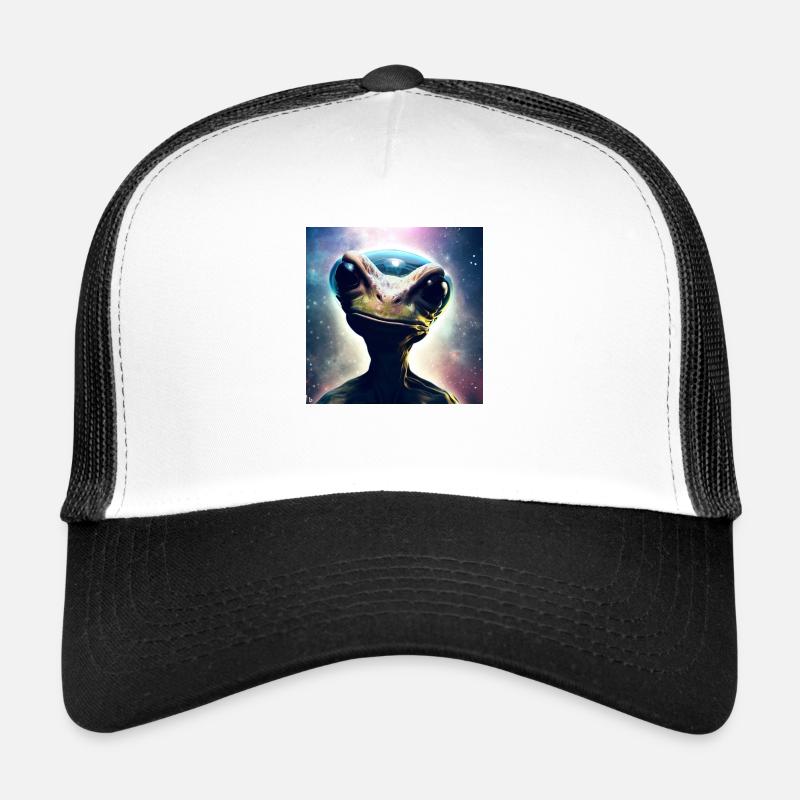 Alien artwork by Bruederchen Trucker Cap