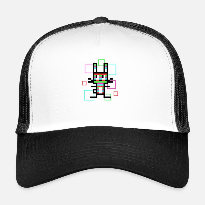 Lapin arc-en-ciel Casquette trucker 