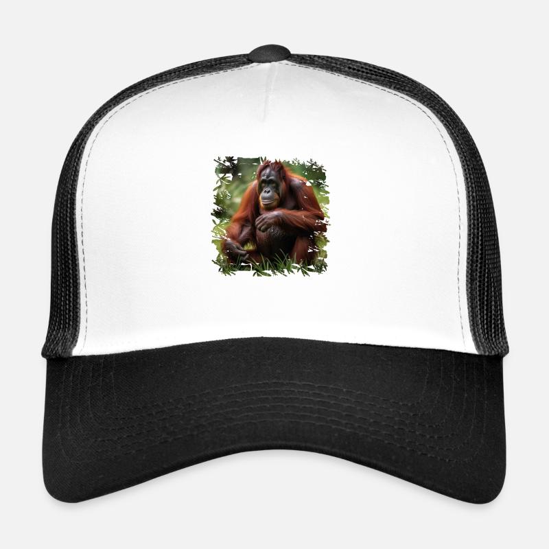 Orang-Utans leben nur auf Borneo und Sumatra Trucker Cap