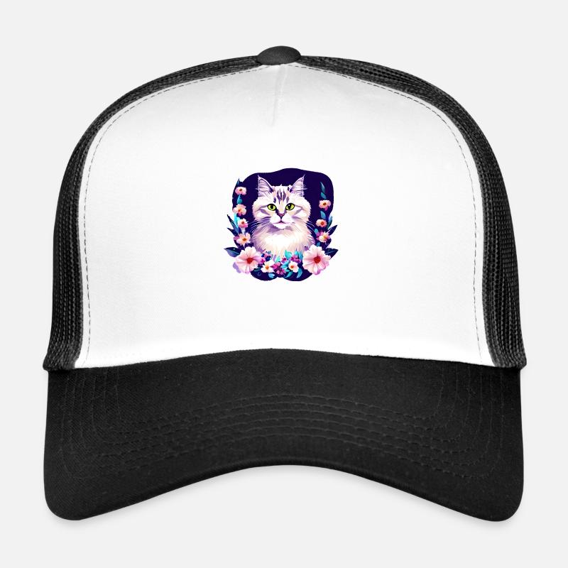 Chat Birman Cat Lover Pet Casquette trucker 
