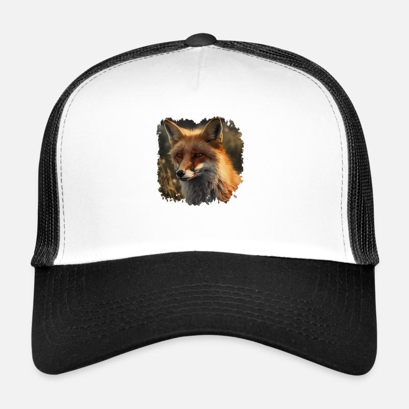 Schlau wie ein Fuchs - Trucker Cap - Weiß/Schwarz