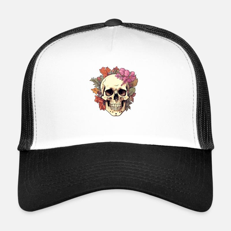 Crâne botanique Casquette trucker 