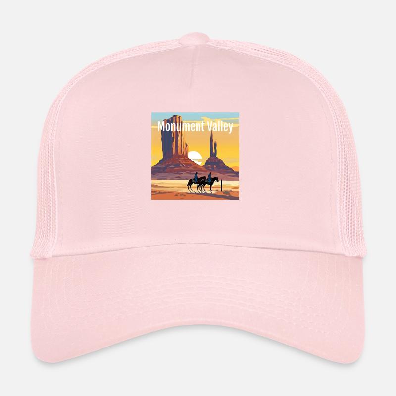 Monument Valley - Coucher de soleil Casquette trucker 