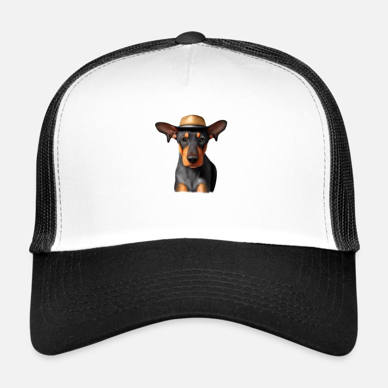 Dobermanntrainer Dobermann Dobermannwelpe Hund Trucker Cap