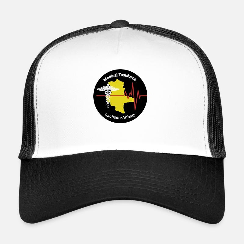 Medical Taskforce Sachsen-Anhalt - Trucker Cap - Weiß/Schwarz