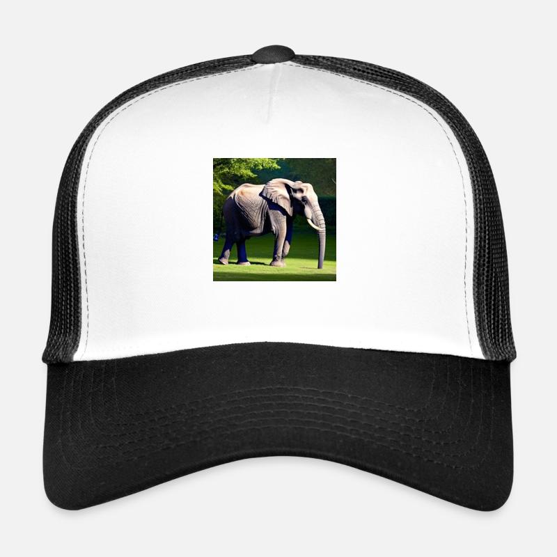 Elefant auf eine Wiese Trucker Cap
