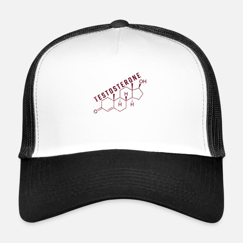 testosterone molecule Trucker Cap